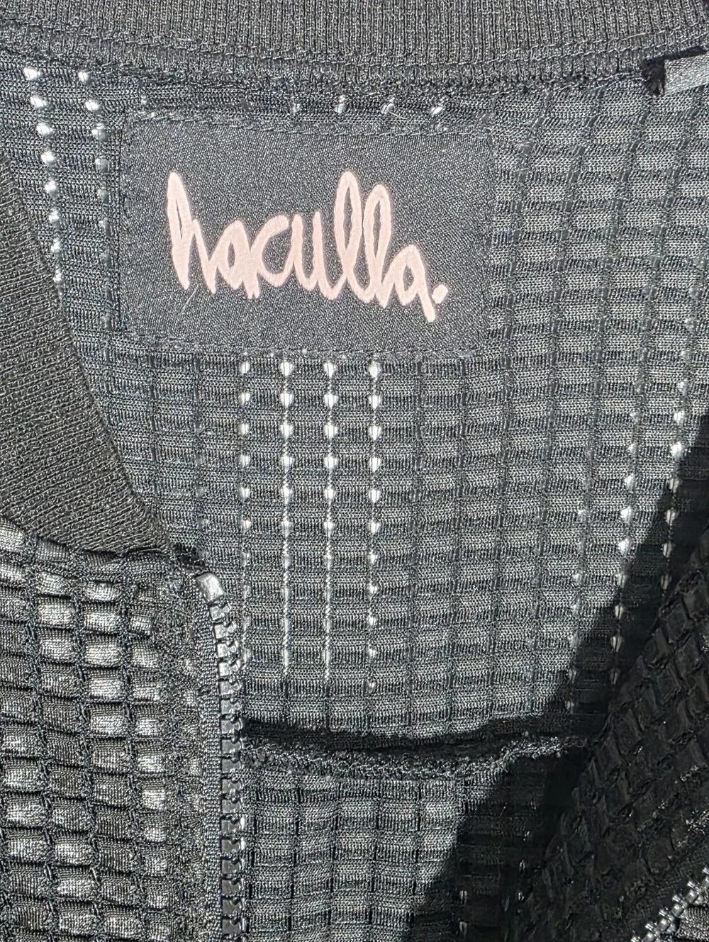 Rare Haculla Black Metallic Nocturnal Jumpsuit Womens Size S HTF